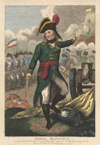 General Buonaparte by Isaac Cruikshank