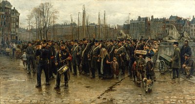 Transport of Colonial Soldiers by Isaac Israels
