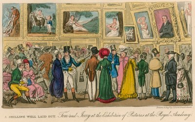 A Shilling Well Spent: Tom and Jerry at the Exhibition of Pictures at the Royal Academy by Isaac, Robert and George Cruikshank