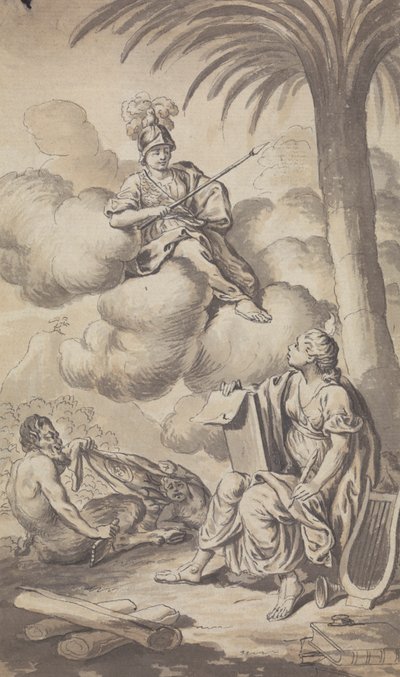 Town and Country Magazine - Frontispiece for Vol. IV, 1772 by Isaac Taylor