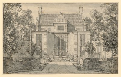 Garden View of a Noble Dutch House by Isaac de Moucheron