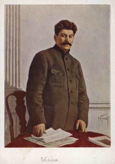 Joseph Stalin, Soviet Bolshevik Leader by Isaak Israilevich Brodsky