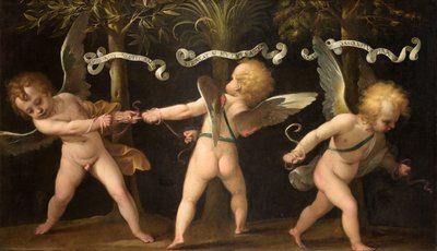 Allegory with winged cherubs, c. 1635 by Isidoro Bianchi