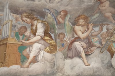 Angels, Musician Angels and Puttos (detail) by Isidoro Bianchi