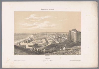 View of Dieppe from the Castle by Isodore Laurent Deroy