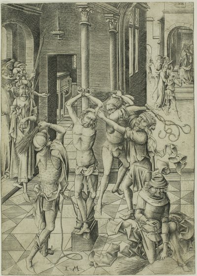 The Flagellation by Israhel van Meckenem the younger