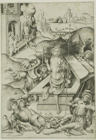 The Resurrection by Israhel van Meckenem the younger