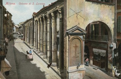 Columns of San Lorenzo, Milan by Italian Photographer