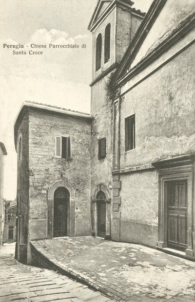 Perugia: Parish Church of Santa Croce by Italian Photographer