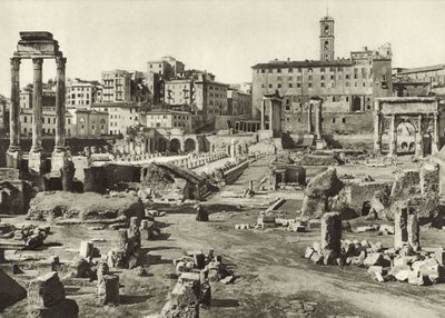 Roman Forum and Basilica Julia by Italian Photographer