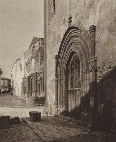 Sciacca, Gothic Portal by Italian Photographer