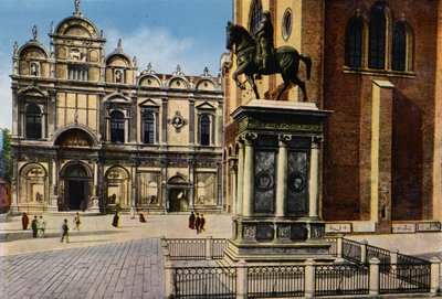 Venice: Monument to Bartolomeo Colleoni by Italian Photographer