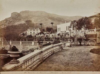 Villa with Terraced Garden in Monte Carlo in the Principality of Monaco by Italian Photographer