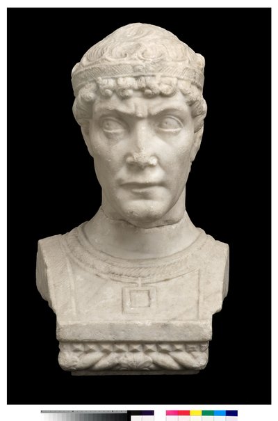 Bust of a Man with Crown by Italian School