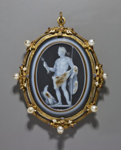 Cameo Portraying a Roman Emperor as Jupiter by Italian School