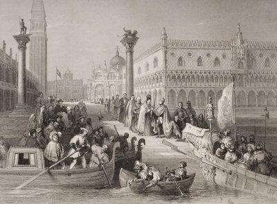 Embarkation of the Doge, Venice by Italian School