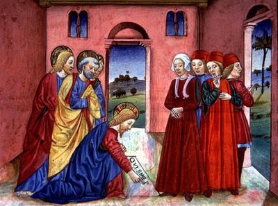 Christ Writes on the Floor of the Temple 