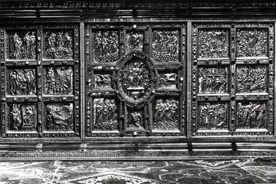 Front of the Wulvinius Altar, presented by Angilberto II in 835 by Italian School