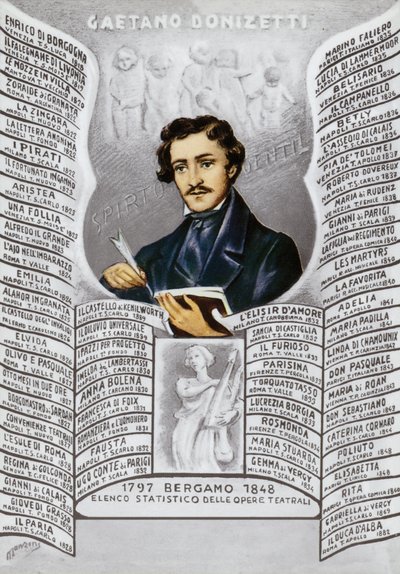 Gaetano Donizetti, Italian composer by Italian School