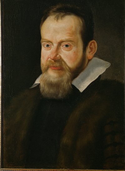 Galileo Galilei, Astronomer by Italian School