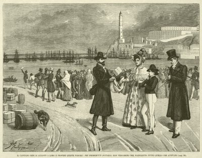 Captain Rini Approached Them and Uttered These Words, For the Exiles of Italy, They Poured Everything They Had into the Handkerchief by Italian School