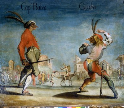 Italian masks from the Commedia dell