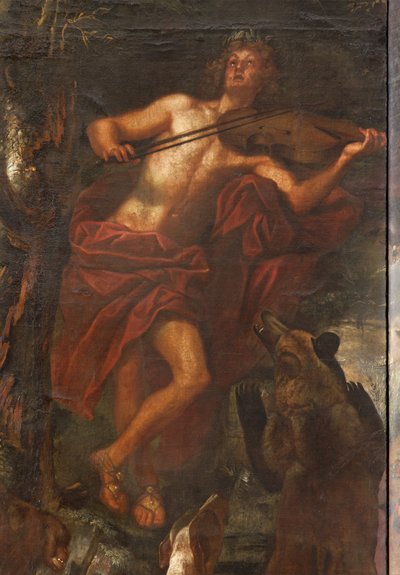 Orpheus Enchanting the Animals with Music, Myth of Orpheus by Italian School