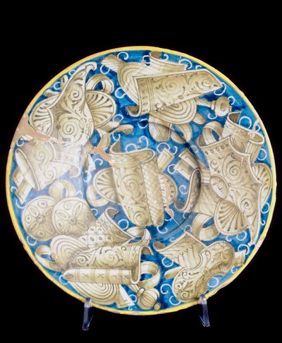 Plate with Weapons by Italian School