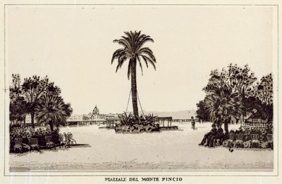 Rome: Pincio Hill Square by Italian School