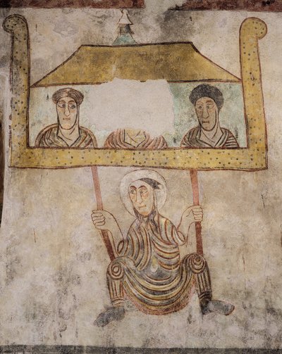 St. Proculus Swinging on Rope (detail) by Italian School
