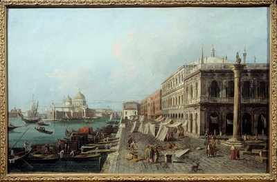 View of the Mole in Front of the Zecca in Venice in the 18th Century by Italian School