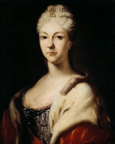 Portrait of Grand Duchess Natalya Alexeevna of Russia, before 1716 by Ivan Nikitich Nikitin