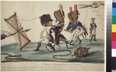 Napoleon Flying Kite by Ivan Nikolayevich Terebenev