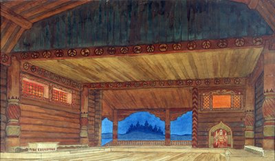Stage Design for the Opera Ruslan and Lyudmila by M. Glinka, 1913 by Ivan Yakovlevich Bilibin