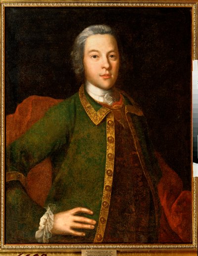 Portrait of the Count P Panin by Ivan Yakovlevich Vishnyakov