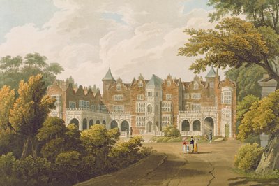 Holland House, the Seat of the Right Honourable Lord Holland, Engraved by R. Havell and Son by J.C. Smith