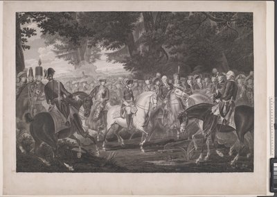 Frederik the Great Riding Home after a Review at Potsdam by J.F. Clemens