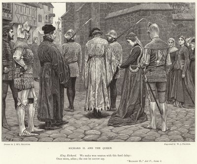 Richard II and the Queen, Richard II, Act V, Scene I by J.M.L. Ralston