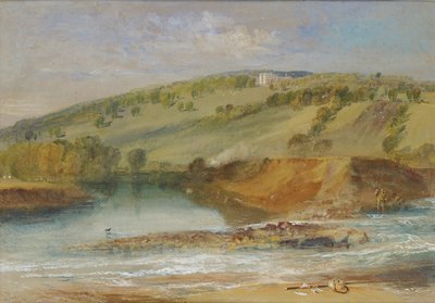 Farnley Hall, from the Junction of the Wharfe and the Washburn, 1818 by Joseph Mallord William Turner