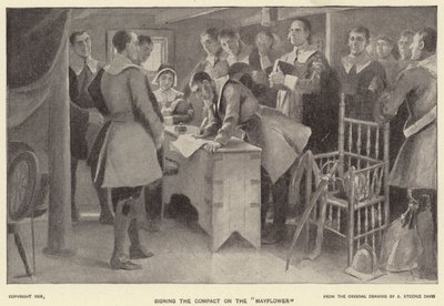 Signing the Compact on the 