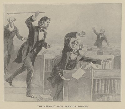 The Assault Upon Senator Sumner by J. (after) Steeple Davis