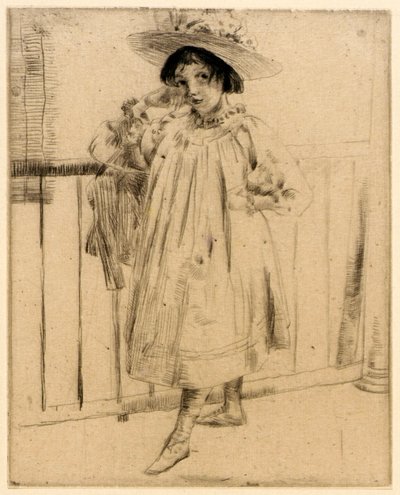 On the Porch by J. Alden Weir