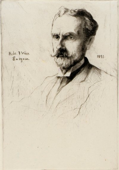 Portrait of Dr. Robert F. Weir by J. Alden Weir