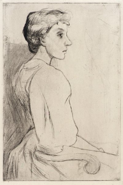 Portrait of a Woman by J. Alden Weir