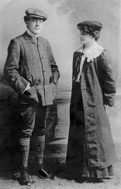 Mabel Hackney and Laurence Irving by J. Beagles and Co.