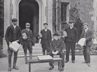 Hallaton Hare Pie Festival, the Vicar and Deputation by J. Benjamin Stone