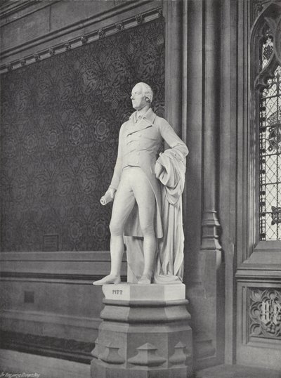 Statue of Pitt by J. Benjamin Stone