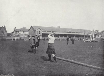 The Inverness Gathering, Throwing the Hammer by J. Benjamin Stone