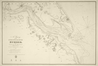 A Survey of the Entrance to the River Humber by Commander William Hewett, R.N. Made by Order of the Lords Commissioners of the Admiralty 1828 by J. & C. Walker