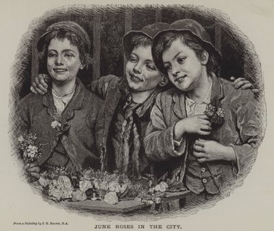 June Roses in the City by J. Gillis Brown